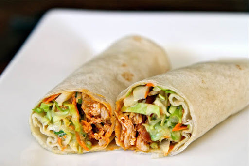 Spicy Chicken & Salad Wrap